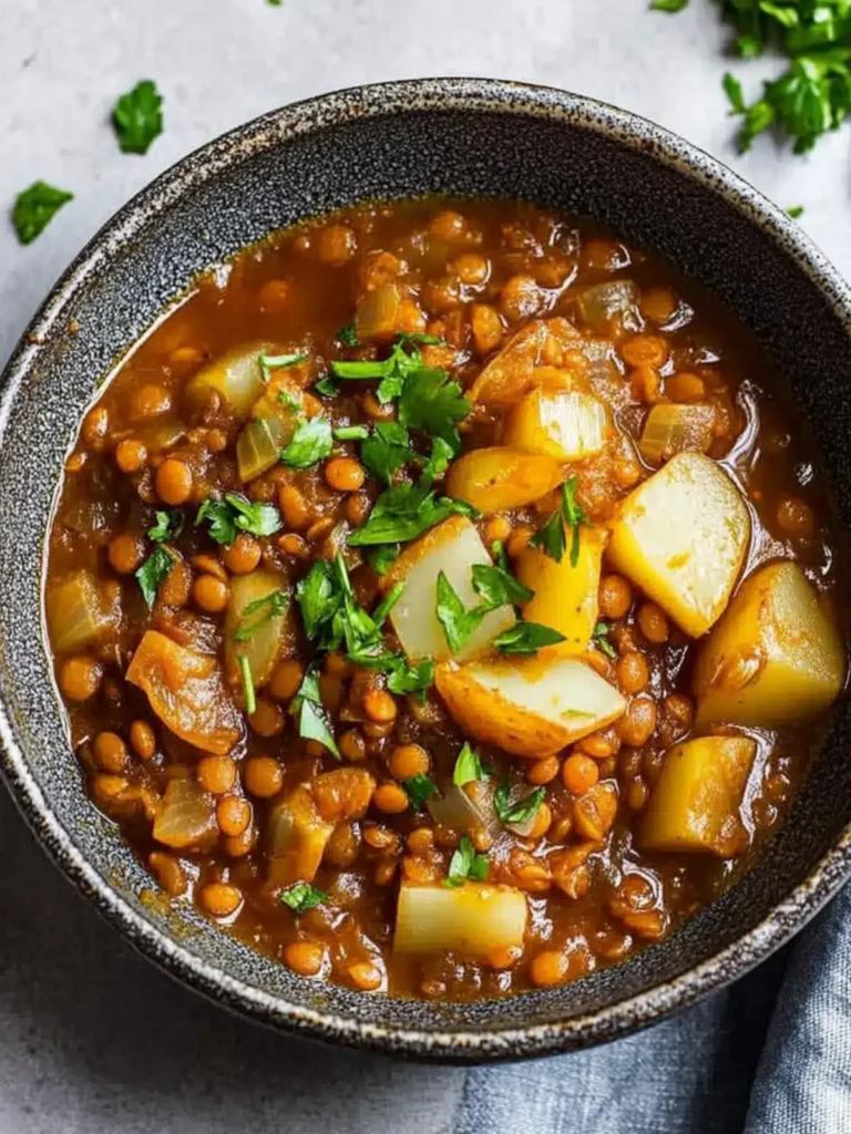 Cozy Smoky Lentil Stew with Leeks and Potatoes Magic