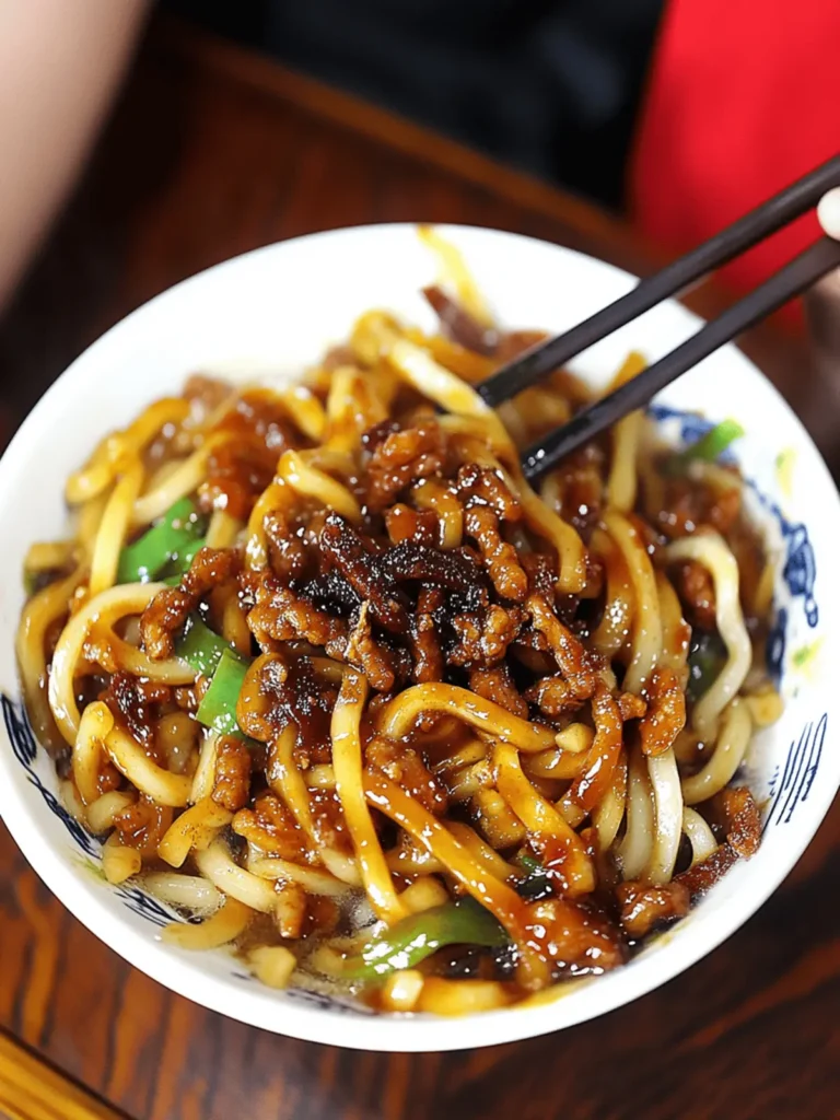 Savory Super Tasty Ground Pork Udon in 30 Minutes!